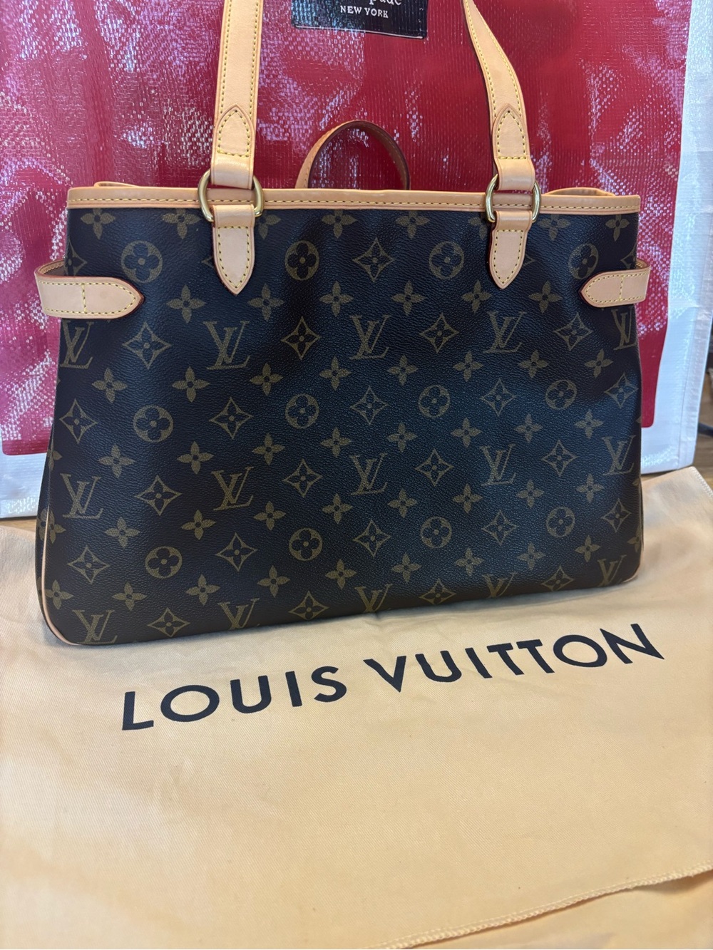 Louis Vuitton Monogram Canvas Tote Bag Batignolle in exceptional condition!